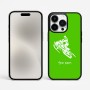 כיסוי בעיצוב אישי עם השם שלך לדגם - Apple iPhone 15 Pro Max בעיצוב אופנוע שלג