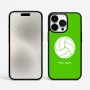 כיסוי בעיצוב אישי עם השם שלך לדגם - Apple iPhone 15 Pro Max בעיצוב כדור כדורעף