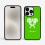 כיסוי בעיצוב אישי עם השם שלך לדגם - Apple iPhone 15 Pro Max בעיצוב פרחי קרן