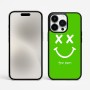 כיסוי בעיצוב אישי עם השם שלך לדגם - Apple iPhone 15 Pro Max בעיצוב סמיילי