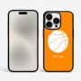 כיסוי בעיצוב אישי עם השם שלך לדגם - Apple iPhone 15 Pro Max בעיצוב כדורסל