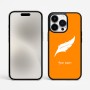 כיסוי בעיצוב אישי עם השם שלך לדגם - Apple iPhone 15 Pro Max בעיצוב נוצת נוצה