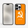 כיסוי בעיצוב אישי עם השם שלך לדגם - Apple iPhone 15 Pro Max בעיצוב פטיש ומגל