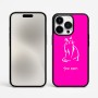 כיסוי בעיצוב אישי עם השם שלך לדגם - Apple iPhone 15 Pro Max בעיצוב חתול
