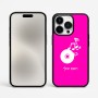 כיסוי בעיצוב אישי עם השם שלך לדגם - Apple iPhone 15 Pro Max בעיצוב תקליטור - אזור מוזיקה