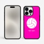 כיסוי בעיצוב אישי עם השם שלך לדגם - Apple iPhone 15 Pro Max בעיצוב כדור כדורעף