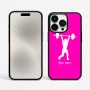 כיסוי בעיצוב אישי עם השם שלך לדגם - Apple iPhone 15 Pro Max בעיצוב הרמת משקולות