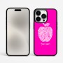 כיסוי בעיצוב אישי עם השם שלך לדגם - Apple iPhone 15 Pro Max בעיצוב הדפס תפוח