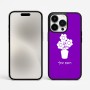 כיסוי בעיצוב אישי עם השם שלך לדגם - Apple iPhone 15 Pro Max בעיצוב פרח