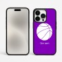 כיסוי בעיצוב אישי עם השם שלך לדגם - Apple iPhone 15 Pro Max בעיצוב כדורסל