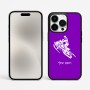 כיסוי בעיצוב אישי עם השם שלך לדגם - Apple iPhone 15 Pro Max בעיצוב אופנוע שלג