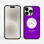 כיסוי בעיצוב אישי עם השם שלך לדגם - Apple iPhone 15 Pro Max בעיצוב כדור כדורעף