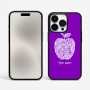 כיסוי בעיצוב אישי עם השם שלך לדגם - Apple iPhone 15 Pro Max בעיצוב הדפס תפוח