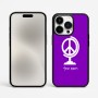כיסוי בעיצוב אישי עם השם שלך לדגם - Apple iPhone 15 Pro Max בעיצוב גלובוסי שלום