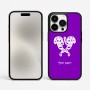 כיסוי בעיצוב אישי עם השם שלך לדגם - Apple iPhone 15 Pro Max בעיצוב פרחי קרן