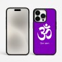 כיסוי בעיצוב אישי עם השם שלך לדגם - Apple iPhone 15 Pro Max בעיצוב סמל אום