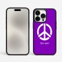 כיסוי בעיצוב אישי עם השם שלך לדגם - Apple iPhone 15 Pro Max בעיצוב סמל השלום