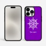 כיסוי בעיצוב אישי עם השם שלך לדגם - Apple iPhone 15 Pro Max בעיצוב הגה - קפטן - ים