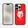 כיסוי בעיצוב אישי עם השם שלך לדגם - Apple iPhone 15 Pro Max בעיצוב זאב