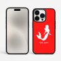 כיסוי בעיצוב אישי עם השם שלך לדגם - Apple iPhone 15 Pro Max בעיצוב בתולת ים - אישה