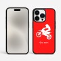 כיסוי בעיצוב אישי עם השם שלך לדגם - Apple iPhone 15 Pro Max בעיצוב מוטוקרוס