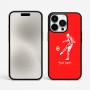 כיסוי בעיצוב אישי עם השם שלך לדגם - Apple iPhone 15 Pro Max בעיצוב שחקן כדורגל