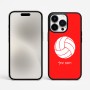 כיסוי בעיצוב אישי עם השם שלך לדגם - Apple iPhone 15 Pro Max בעיצוב כדור כדורעף