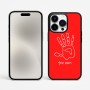 כיסוי בעיצוב אישי עם השם שלך לדגם - Apple iPhone 15 Pro Max בעיצוב יד