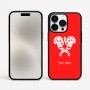 כיסוי בעיצוב אישי עם השם שלך לדגם - Apple iPhone 15 Pro Max בעיצוב פרחי קרן