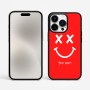 כיסוי בעיצוב אישי עם השם שלך לדגם - Apple iPhone 15 Pro Max בעיצוב סמיילי