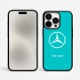 כיסוי בעיצוב אישי עם השם שלך לדגם - Apple iPhone 15 Pro Max בעיצוב מרצדס-בנץ