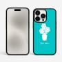 כיסוי בעיצוב אישי עם השם שלך לדגם - Apple iPhone 15 Pro Max בעיצוב פרח