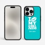 כיסוי בעיצוב אישי עם השם שלך לדגם - Apple iPhone 15 Pro Max בעיצוב לנשק את החברה שלי