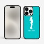 כיסוי בעיצוב אישי עם השם שלך לדגם - Apple iPhone 15 Pro Max בעיצוב אישה בהריון