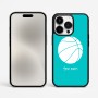 כיסוי בעיצוב אישי עם השם שלך לדגם - Apple iPhone 15 Pro Max בעיצוב כדורסל
