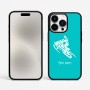 כיסוי בעיצוב אישי עם השם שלך לדגם - Apple iPhone 15 Pro Max בעיצוב אופנוע שלג