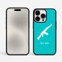 כיסוי בעיצוב אישי עם השם שלך לדגם - Apple iPhone 15 Pro Max בעיצוב אק 47
