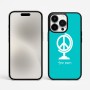 כיסוי בעיצוב אישי עם השם שלך לדגם - Apple iPhone 15 Pro Max בעיצוב גלובוסי שלום