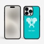 כיסוי בעיצוב אישי עם השם שלך לדגם - Apple iPhone 15 Pro Max בעיצוב פרחי קרן