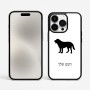כיסוי בעיצוב אישי עם השם שלך לדגם - Apple iPhone 15 Pro Max בעיצוב כלב