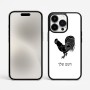 כיסוי בעיצוב אישי עם השם שלך לדגם - Apple iPhone 15 Pro Max בעיצוב תרנגול