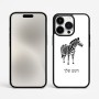 כיסוי בעיצוב אישי עם השם שלך לדגם - Apple iPhone 15 Pro Max בעיצוב זברה