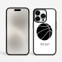 כיסוי בעיצוב אישי עם השם שלך לדגם - Apple iPhone 15 Pro Max בעיצוב כדורסל