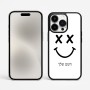 כיסוי בעיצוב אישי עם השם שלך לדגם - Apple iPhone 15 Pro Max בעיצוב סמיילי