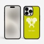כיסוי בעיצוב אישי עם השם שלך לדגם - Apple iPhone 15 Pro Max בעיצוב פרחי קרן