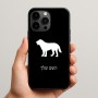 כיסוי בעיצוב אישי עם השם שלך לדגם - Apple iPhone 15 Pro Max בעיצוב כלב