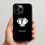 כיסוי בעיצוב אישי עם השם שלך לדגם - Apple iPhone 15 Pro Max בעיצוב ראש פיל