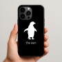 כיסוי בעיצוב אישי עם השם שלך לדגם - Apple iPhone 15 Pro Max בעיצוב פינגווין