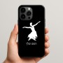 כיסוי בעיצוב אישי עם השם שלך לדגם - Apple iPhone 15 Pro Max בעיצוב בלרינה