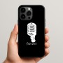 כיסוי בעיצוב אישי עם השם שלך לדגם - Apple iPhone 15 Pro Max בעיצוב מיקרופון